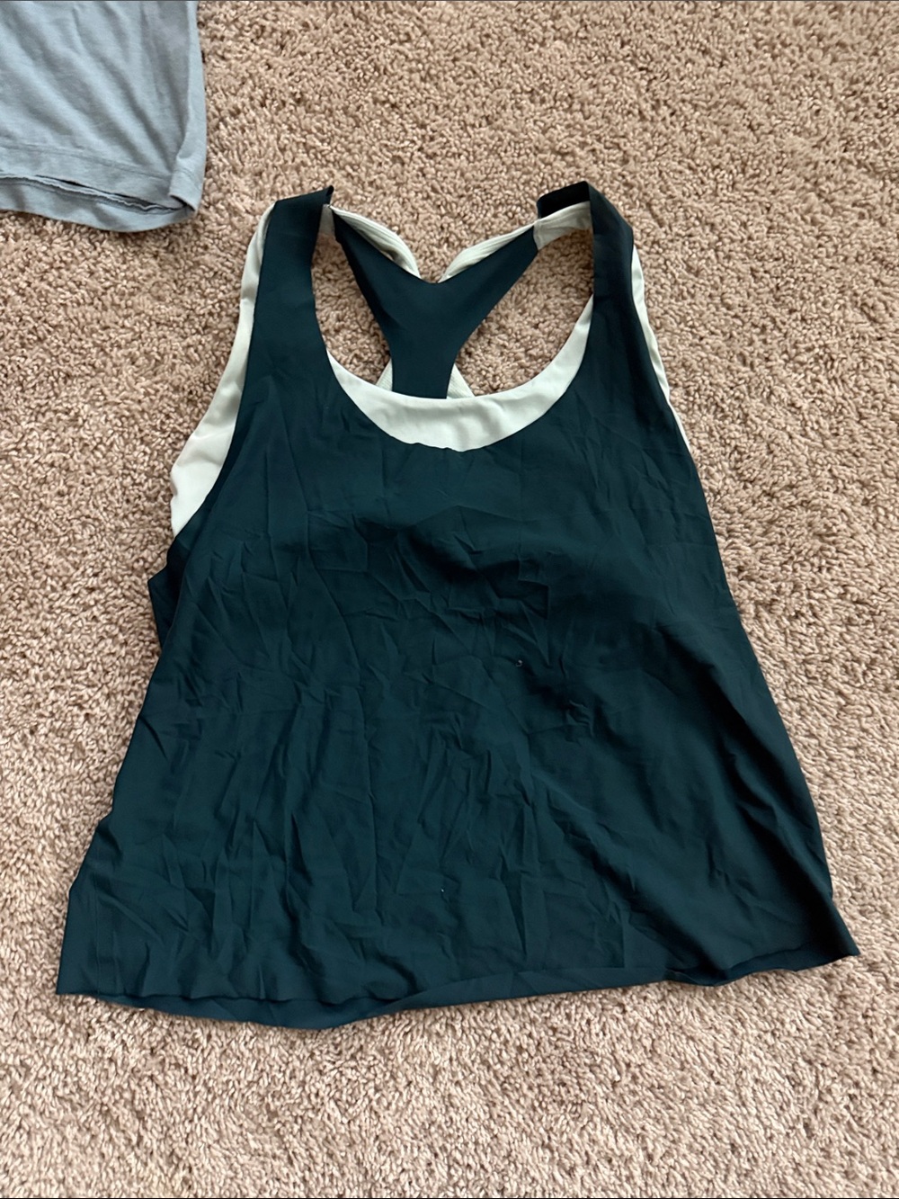 Athleta Blue Tank with  Racerback